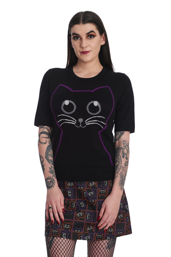 Banned Kitty Cat Knit Top