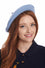 Banned Retro Felt Claire Beret in Baby Blue