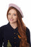 Banned Retro Felt Claire Beret in Light Pink