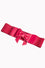 Banned Retro Play it Right Stretch Elastic Belt in Hot Pink Magenta