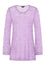 Banned BFF Mesh Long Oversized Top Goth in Lilac