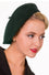 Banned Retro Felt Claire Beret in Bottle Green