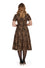 Banned Retro Cheetah Girl Shirt Swing Dress with Matching Belt in Leopard Print