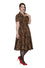 Banned Retro Cheetah Girl Shirt Swing Dress with Matching Belt in Leopard Print