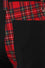 Banned Alternative Babylon Wide Leg Trousers in Black and Red Tartan