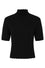Banned Retro Jane Sweet Scalloped Polo Knit Jumper in Black Wardrobe Staple