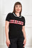Banned Retro Mila Ace Knit Collared Jumper Top in Black with Card Motifs