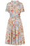 Banned Retro Bella Beach Shirt Midi Swing Dress with Matching Belt in Vintage Print