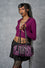 Banned Alternative Hexy Glam Purple Leopard Print Handbag