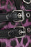 Banned Alternative Hexy Glam Purple Leopard Print Handbag