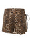 Banned Alternative Wild Instinct Leopard Print Denim Skorts