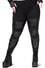 Killstar Night Demon Leggings with Faux Leather Detailing