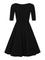 Collectif Trixie Doll Dress in Black