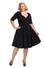 Collectif Trixie Doll Dress in Black