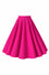 Dolly & Dotty Maisie Midi Full Circle Swing Skirt in Hot Pink