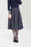 Hell Bunny Peebles 50's Skirt in Navy Tartan