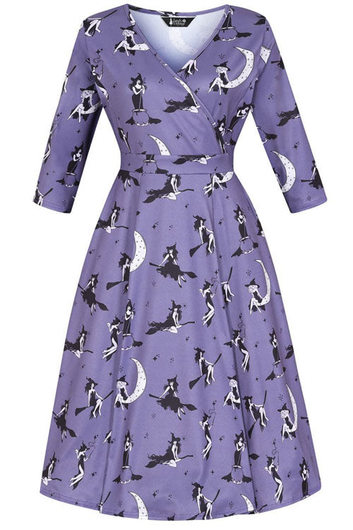 Lady Vintage Lyra Dress in Charmed Print