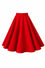 Dolly & Dotty Maisie Midi Full Circle Swing Skirt in Red