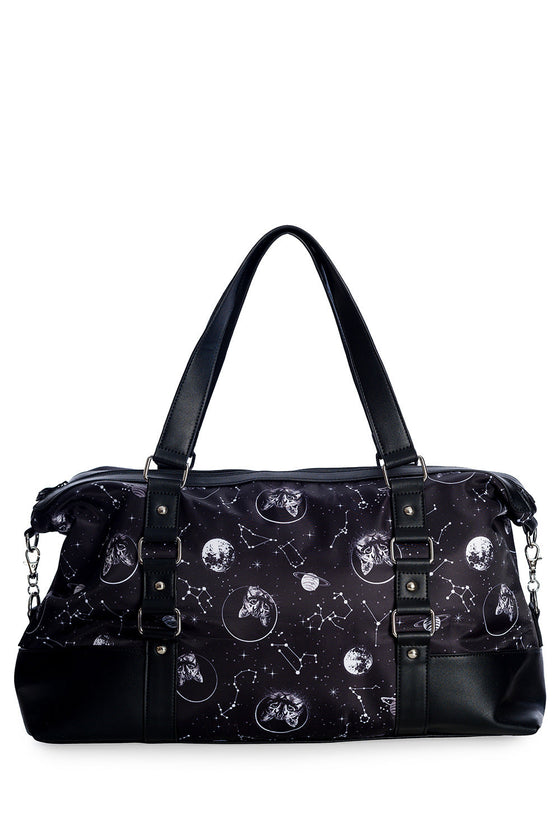 Banned Alternative Space Cat Gym/ Overnight Bag with Long Strap