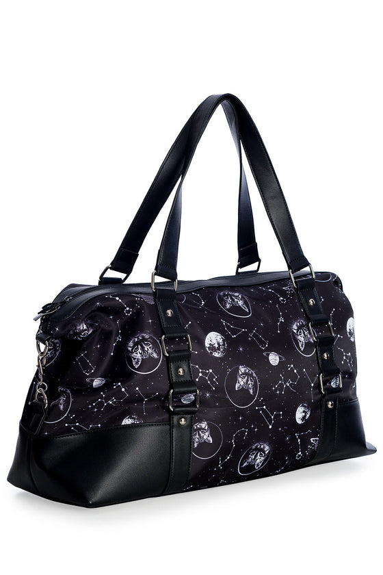 Banned Alternative Space Cat Gym/ Overnight Bag with Long Strap