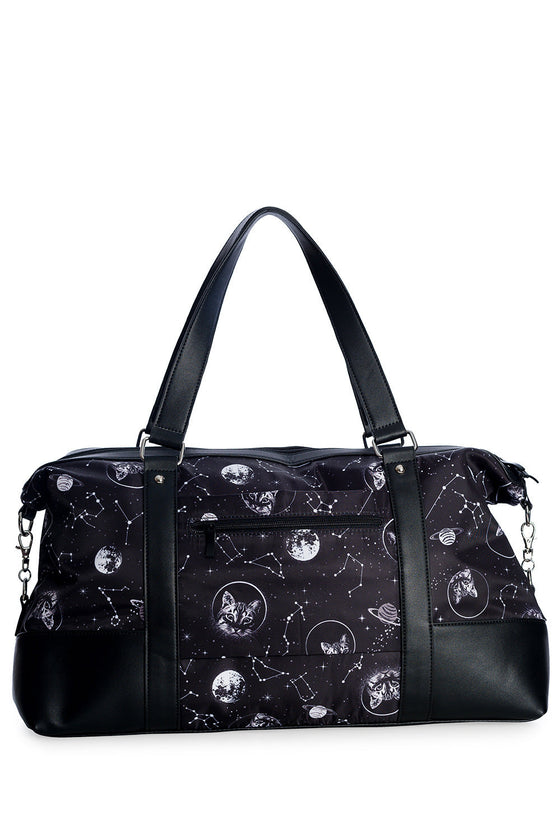 Banned Alternative Space Cat Gym/ Overnight Bag with Long Strap