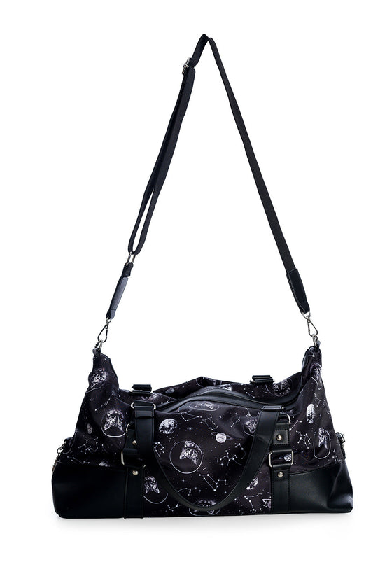 Banned Alternative Space Cat Gym/ Overnight Bag with Long Strap