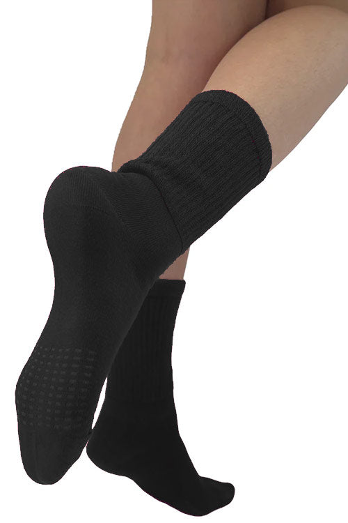Pamela Mann Extra Wide Bamboo Ankle Socks Super Soft Breathable in Black