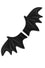 Puffy Bat Wing Hairclip Pair in Black