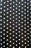 Kitty Deluxe Reversible Wired Headband in Black Polka Dot Print & Customisable Reverse