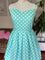 Dolly & Dotty Blaire Midi Swing Dress in Mint Green and White Polka dot