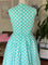 Dolly & Dotty Blaire Midi Swing Dress in Mint Green and White Polka dot