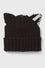 Killstar Cat Scratch Knitted Beanie Half Half Design Cat Ears