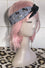 Kitty Deluxe Reversible Wired Headband in Gray Cats Print & Customisable Reverse