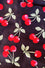 Kitty Deluxe Reversible Wired Headband in Red Cherry & Customisable Reverse