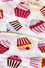 Kitty Deluxe Reversible Wired Headband in Cupcake Print & Customisable Reverse