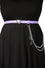 Killstar Dollis Chain Heart Statement Belt in Lilac