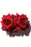 Kitty Deluxe Double Velvet Rose Hair Accessory in Bright Red