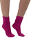 Pamela Mann Extra Wide Bamboo Ankle Socks Super Soft Breathable in Magenta Bright Pink