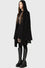 Killstar Kihilish Forgetful Wishing Hooded Knit Cardigan Drapey and Flowing