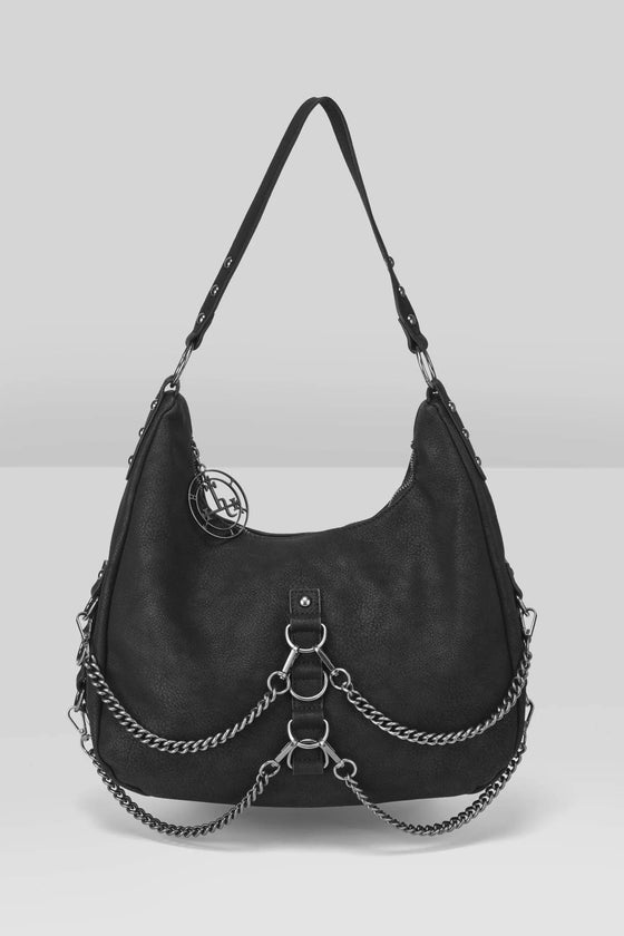 Killstar Fading Bag Slouch Style with Chain Detailing