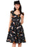 Hell Bunny Ghost Flower Knee Dress -  PRE-ORDER estimated dispatch 14 August 2026