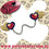 Kitty Deluxe Cardigan Clips in Hearts that Bloom - Red Gold
