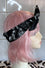 Kitty Deluxe Reversible Wired Headband in Gothic Print & Customisable Reverse