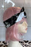 Kitty Deluxe Reversible Wired Headband in Gothic Print & Customisable Reverse
