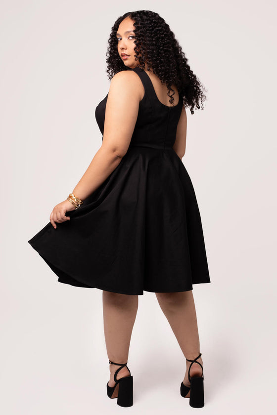 Hell Bunny Heidi Dress Classic Black - Pre-order Estimated dispatch 29 August 2025