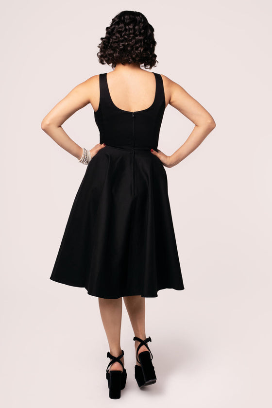 Hell Bunny Heidi Dress Classic Black - Pre-order Estimated dispatch 29 August 2025