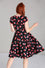 Hell Bunny Confetti Swing Dress with Heart Print