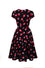 Hell Bunny Confetti Swing Dress with Heart Print