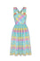 Hell Bunny Skye Midi Dress in Pastel Rainbow Check