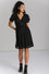 Hell Bunny Mortem Mini Dress in Stretchy Black Lace